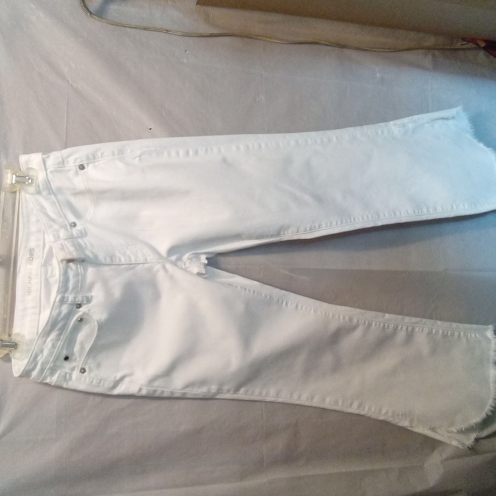 Michael Kors White Croped Jeans